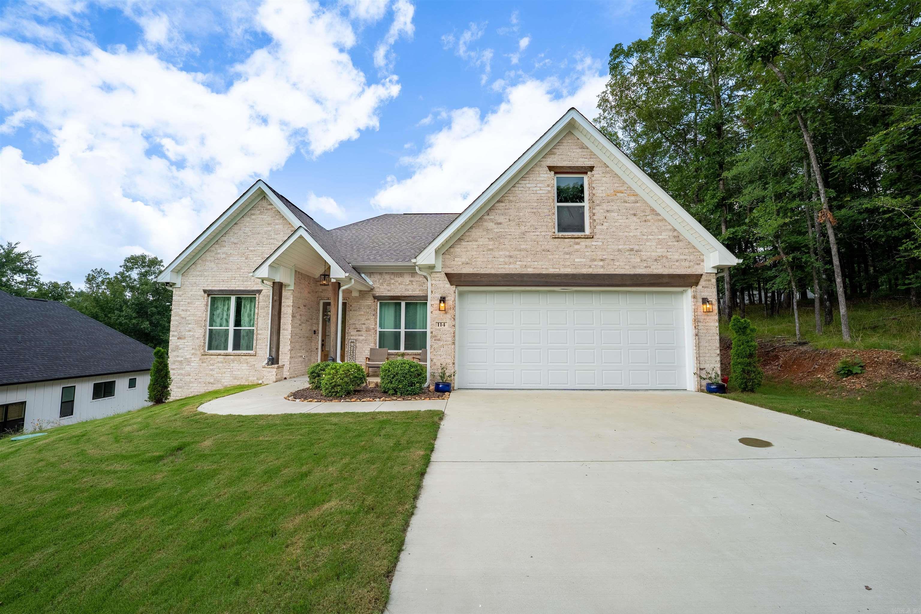 If stepping out your door and onto the tee box sounds like your kind of morning, this might be your dream home. This beautiful property welcomes you with a spacious dining and living area, tall ceilings with wood beam accents, designer light fixtures, an electric fireplace, and a naturally lit office tucked neatly to the side. The kitchen is thoughtfully designed with white quartz countertops, a custom wood range hood, built-in electric glass stovetop, microwave, oven, dishwasher, and a walk-in pantry. The ownerās suite features a custom bathtub, walk-in shower, water closet, and a generous walk-in closet. Hosting is effortless with a screened-in porch blending indoor comfort and outdoor style, plus an oversized patio that overlooks the tee boxāperfect for grilling and gathering. Every bedroom includes an oversized closet, and the upstairs space offers endless potentialāgame room, home theater, or a shrine to your golf trophies.