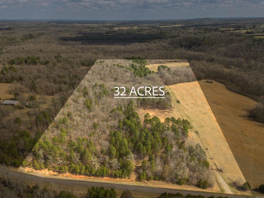 Hard to find acreage in a great location! This 32.48 acre property, less than 10 miles from Greenbrier offers the perfect mix of privacy and convenience. With utilities nearby and paved road access, it’s an ideal place to build your dream home, a weekend getaway, or even a small farm. The land features plenty of room to roam and enjoy the outdoors, with great hunting and abundant wildlife including deer and turkey. Whether you're looking for a quiet place to build, land to explore, or an investment for the future, this property has a lot to offer.  Enjoy peaceful country living while still being just minutes from town, schools, and shopping.  Opportunities like this don’t come around often in this area!