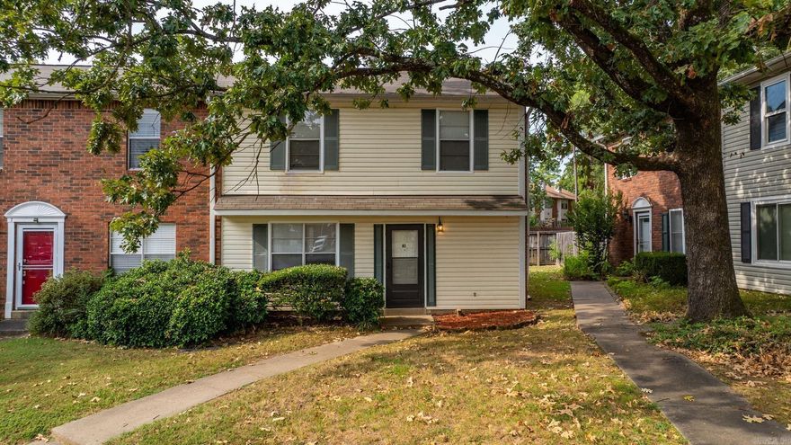 This updated 2-bedroom, 1.5-bathroom townhouse is the perfect blend of comfort and convenience. Located just minutes from Pine Forest Elementary and Maumelle Charter Schools, it’s ideal for anyone looking to be close to top-rated education and family-friendly amenities.  Inside, you’ll find fresh paint and brand-new flooring throughout, creating a bright and modern feel. The main level includes a spacious living area, a dining nook, and a convenient half-bath for guests. Upstairs features two generously sized bedrooms and a full bathroom.  Enjoy your own private backyard, perfect for relaxing, entertaining, or letting your pets play.