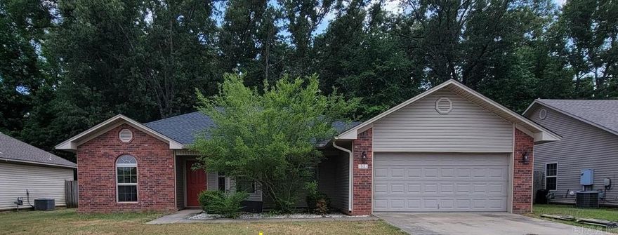 This 3 bedroom, 3 bath home features stainless steel appliances, wood-look LVT flooring throughout, new cabinets, new paint, laundry room, eat-in kitchen, two car garage, fenced back yard, and a storage shed.