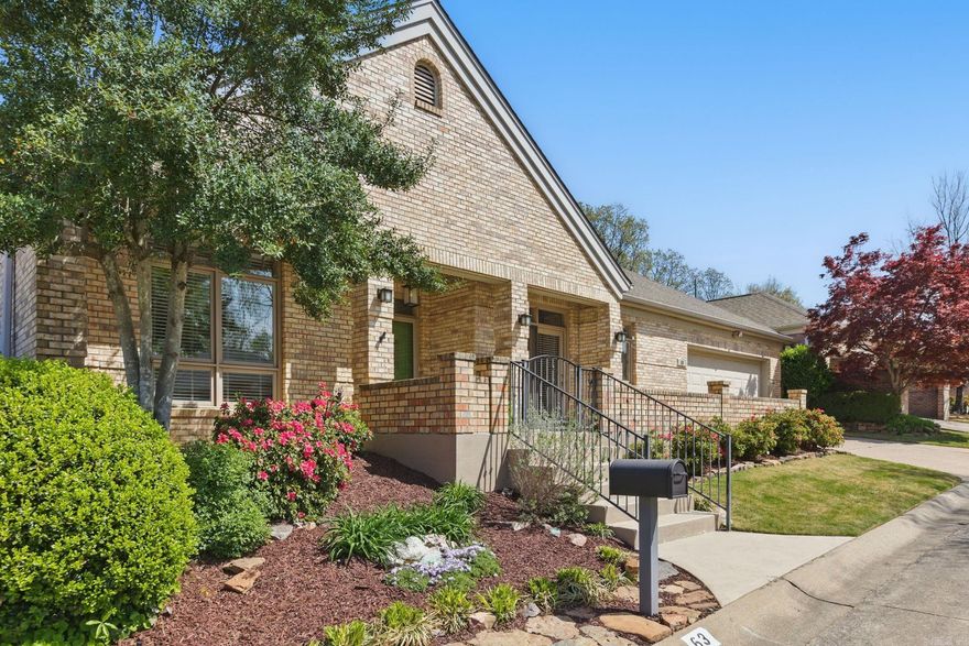 Move-in ready patio home awaits you in Hunters Green Estates, a lovely highly sought-after gated West Little Rock neighborhood! Wonderful split floor plan with 3 bedrooms and 2.5 baths and an open concept. Enjoy updated finishes: marble kitchen counters, hardwood floors and brand new carpet in the bedrooms. Enjoy entertaining around the a living room's gas fireplace and the large TV (conveys) or on the private back patio. There's spacious storage in the enormous walk-in closets. Slow down and sit back while the POA takes care of lawn maintenance. An absolute gem! See agent remarks.