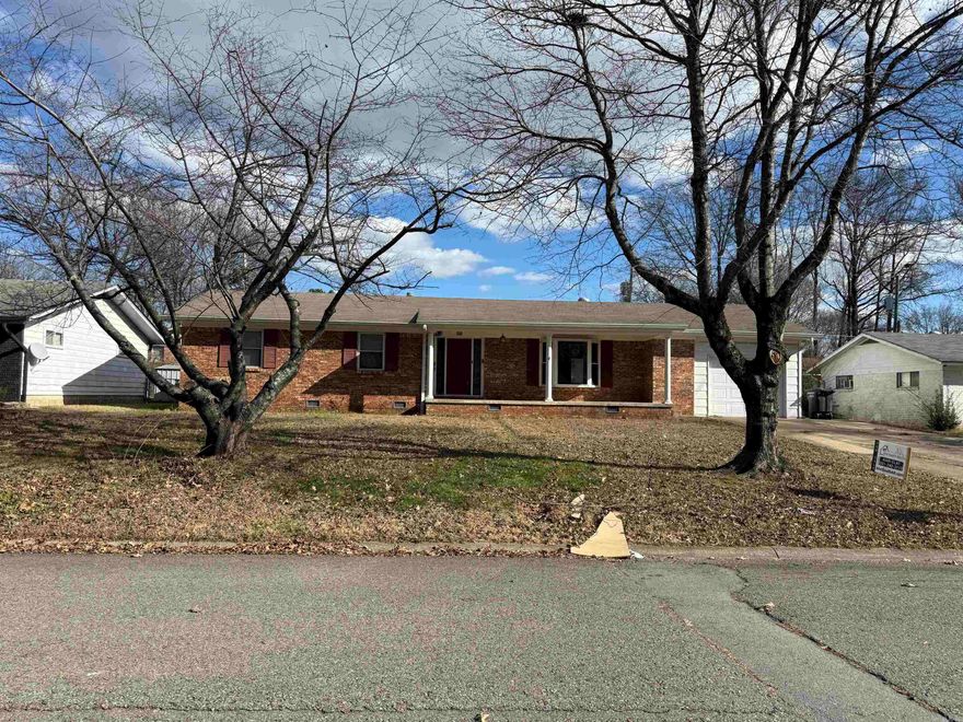 FANTASTIC street in Jacksonville! Great square footage and a great size lot! Three bedrooms and two baths with an additional living space. Kitchen has breakfast room space with a view of the backyard and there is even a separate dining room!  The bones this house provides offers so many living opportunities! Attached garage. Outside storage in back with a great shed! Nice deck for entertaining. Quiet, end of the street location. Come see this one and do not miss out on its potential! No seller property disclosure. Property is being sold as-is. Seller does not know if the fireplace is in working order. Please consult your agent on if your financing type is suitable for this home.