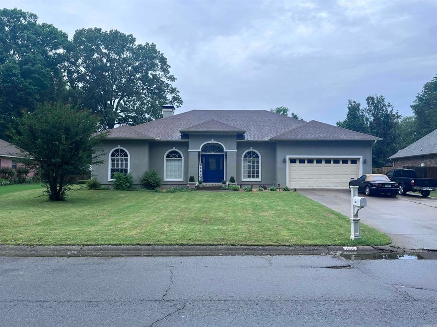 Beautiful 4 bedroom, 3 bathroom house with a formal dining area, large office/bonus room, INGROUND POOL, HOT TUB and in the upscale Foxwood neighborhood! Living room has high ceilings, built-in bookcases, fireplace and French doors leading to the large back patio. Office/bonus room has built-in wall shelving and bookcases and front windows for lots of natural light. Master has direct access to the back patio, an oversized bathroom with dual vanities and closets and a jetted tub. Now the POOL! Full size inground pool with a slide and diving board! Pair that with the hot tub, large concrete patio and yard space and you are set to host the best summer gatherings or relax in the solstice of your own oasis. This home has something for everyone and will be gone quickly! ***Edge Realty is proud to offer deposit-free living to qualified renters through Obligo! We understand that moving costs can add up, so we want to extend financial flexibility to our residents. Learn more about the benefits of deposit-free living with Obligo at www.myobligo.com