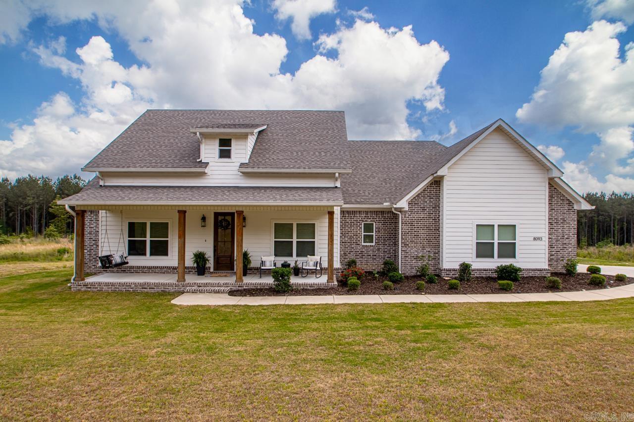 WELCOME HOME! This Beauty is Move IN READY! As you walk into the foyer off of the covered porch, which is a perfect spot to sit on your porch swing, check out the welcoming floorpan this home has to offer. The Office/flex space right off the foyer has many uses. Split plan with 3 bedrooms and a full bath on one side of the home, and the Primary Suite tucked away on the opposite side with a HUGE WALK IN CLOSET, trey ceilings and large bathroom. The living space is perfect for entertaining 2 to 22! Or just relaxing with your family after a long day. Large island, tons of cabinets, oversized walk in pantry with even more storage options! Expansive windows overlooking your 1.5 acres of land! Great mud room area off of garage and half bath. Side entry garage and Extra parking pad