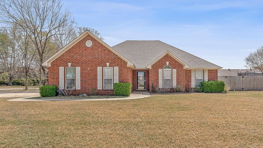 Welcome to your dream home in the highly sought-after Woodland Heights subdivision! This spacious, one-level gem sits on a beautiful 1/2-acre corner lot, offering the perfect blend of comfort, convenience, and charm. Featuring 3 bedrooms, with the option to convert one back into a 4th bedroom, this home adapts to fit your needs. The living room boasts vaulted ceilings and a cozy gas fireplace, creating an inviting space for gatherings. The kitchen is a chef's delight with granite countertops, offering both style and functionality. Enjoy year-round comfort in the heated and cooled sunroom, perfect for morning coffee or relaxing afternoons. Step outside to your private backyard oasis, complete with a saltwater pool ideal for summer fun or serene evening swims. All pool equipment remains with the property, making maintenance a breeze. Additional highlights include a new roof, a 2-year-old HVAC unit, and the unbeatable location just minutes from Craighead Forest Park, offering outdoor adventures and natural beauty at your doorstep. This property combines modern amenities with timeless appeal in a desirable neighborhood. Don't miss your chance to call it home. Schedule your private tour