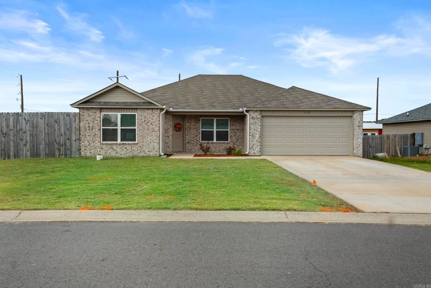 Wow! You won't believe the Backyard Oasis!! This Super Cute & Immaculate home features 4 Bedrooms, 2 Baths, an Oversized Great Room and Open Kitchen with Stainless Appliances and Breakfast Bar! The Master is Split & Huge with Large Walk-in Closet and tons of Bathroom Space. The Spare Rooms are all good size and one Split to the Front, perfect for guests! Outback, you will find a newly Built Heated & Cooled 20x40 Shop/Building with 2 Roll up Doors, Electric-insulated, Mini Split, 20' patio with 10' Covered space; Perfect for Entertaining! Tons of extra's including Vinyl Plank Flooring, Privacy Fenced yard, Kitchen Lighting and Kitchen sink upgrade! This one is a MUST See!!