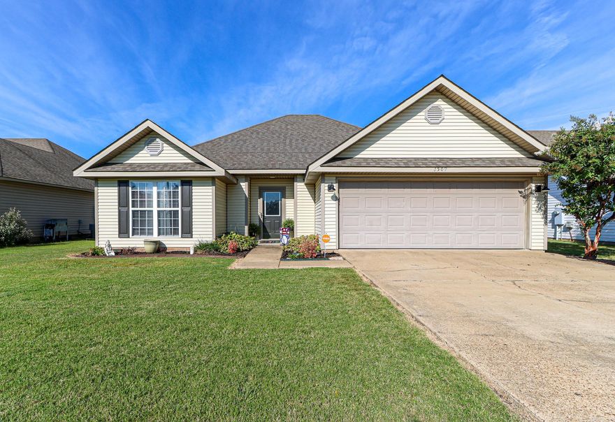 Welcome to the market, 3509 Oaklawn in Jonesboro! This well maintained beauty features 3 bedrooms, 2 full bathrooms, semi-open living/dining areas with breakfast bar in kitchen, ample storage throughout the home, and manicured landscaping. The primary suite is large with tray ceilings and features beautiful natural lighting with backyard views and a large jetted tub in the primary bath. The backyard is perfectly set up for outdoor entertainment with a covered back patio, pergola, existing deck ready for above-ground pool install, and storage shed for all the extra essentials, all surrounded by a wood privacy fence. This home is move-in ready and low-maintenance making it perfect for new owners! In a quiet, established neighborhood, this property is situated close to town so you're minutes away from all your heart desires - whether it be shopping, dining, family outings, fun with friends, nature adventures in Craighead Forest Park, cheering on the Red Wolves at Arkansas State University, and everything Jonesboro has to offer! Call your favorite agent today to schedule a private tour!