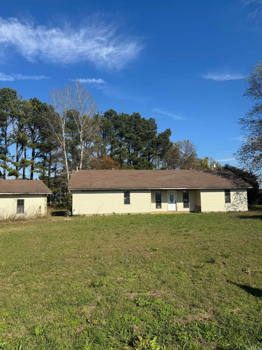 This home features 2 master bedrooms with 2 bathrooms, a large bonus room and is a clean slate ready for you to add the finishing touches. This property includes all the necessary items to make it fully functioning & ready for a family to call it home. New HVAC system has already been installed. New electrical has been installed & inspected. New gas line has been ran to home for furnace & water heater. Also included, dry wall, flooring, cabinets, granite, hardware, & shower insert.  Don't miss this opportunity to make this one yours.