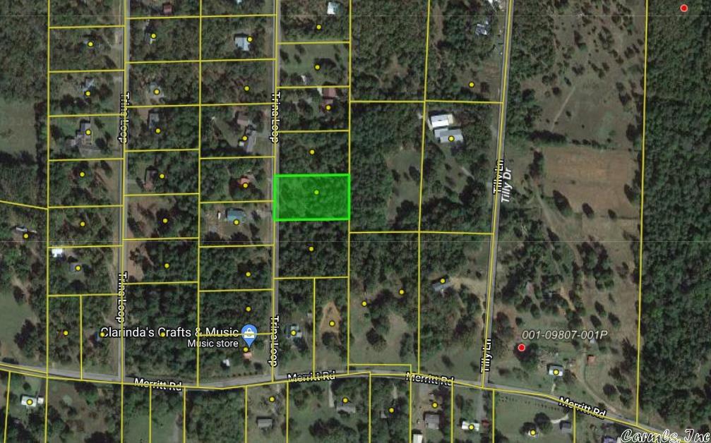 One acre residential lot for sale off Merritt Road. Good Area