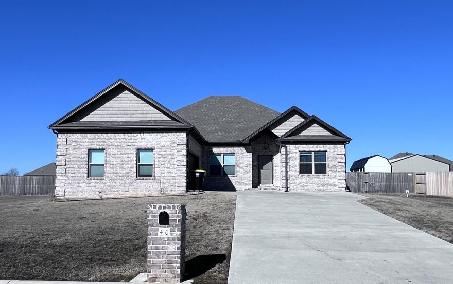 GORGEOUS 4 bedroom, 2 bathroom all brick house in the highly desired Mt. Tabor Estates subdivision.  High ceilings and laminate flooring throughout the house. Open concept living room with oversized ceiling fan and gas fireplace. Farmhouse kitchen sink, stainless steel appliances, tons of cabinet space and top-of-the-line refrigerator included! Exceptionally large master closet with island style dresser! Another bedroom closet is so deep that a portion is being used as an office area! Laundry room with countertop and cabinetry and separate mudroom with storage shelves and built in's. Privacy fenced backyard with large, covered patio and a storage shed. This house has it all AND SO MUCH MORE! Locally managed by Edge Realty. Apply at www.edgerealtyar.com/rentals