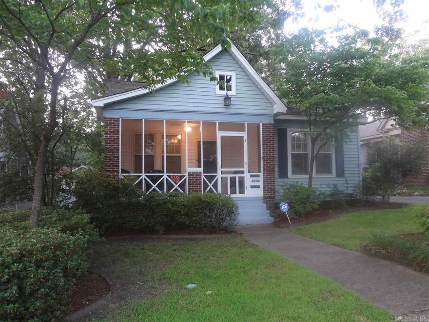 "Oh So Cute!" defines this Hillcrest Home with the screened-in front porch! All new interior paint (walls, ceilings, and trim), pretty hardwood floors and new light fixtures. Formal Dining Room has built-ins. Large eat-in kitchen has new convection stove. Detached 2 car garage with electric door opener. 9x8 workshop with peg board, cabinets, and lights. 5x9 Cedar line closet. Gorgeous gardens and sprinkler system. Electric gate makes for a fully fenced yard. Roof approx 5 years old.