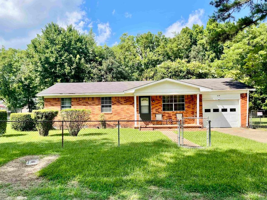 Don’t miss this affordable home. 3 bedroom 1 1/2 bath brick home, setting on 2 lots, original hardwood floors, large eat in kitchen, sunroom, 1 car garage. This is a good investment property. Property being Sold as Is.