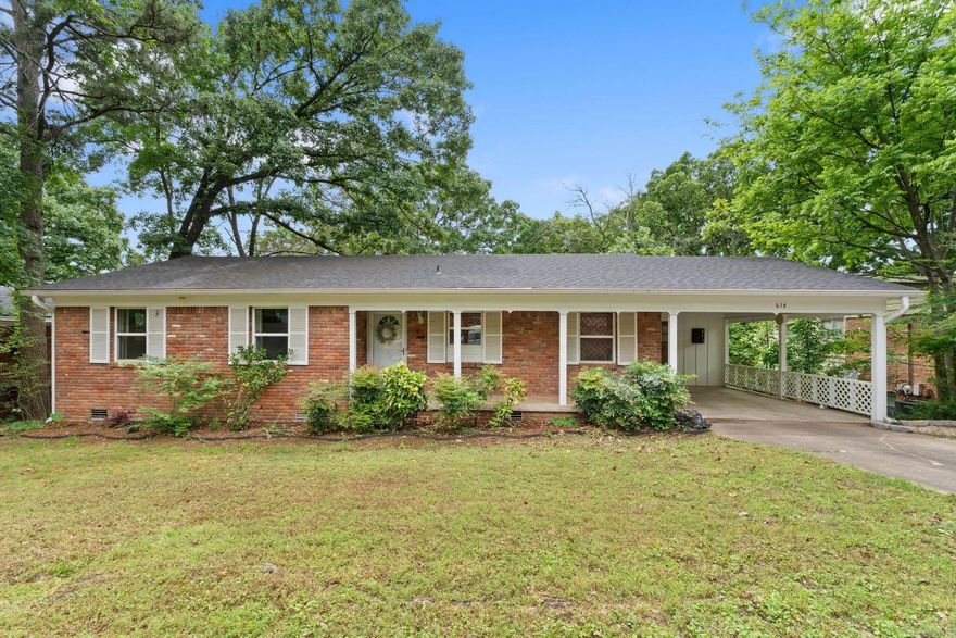 This all-brick home in the highly sought-after Midtown area of Little Rock offers flexible living with a lower-level ideal for multigenerational living or guests. Featuring 4 bedrooms, 3 full bathrooms, and 2,116 square feet, this move-in ready residence includes two full living areas. The primary bedroom is located on the main level with its own ensuite bathroom. Three additional bedrooms on the main floor provide excellent space. The galley-style kitchen offers a bright breakfast nook, while natural light fills the formal living room—perfect for relaxing or entertaining. Original hardwood floors add timeless character. Downstairs, the lower level features a spacious living area, kitchenette, bedroom, and full bathroom with private outside access. Recent updates include a 2-year-old roof, new crawlspace vapor barrier, leaf guard gutters, refreshed kitchenette, updated bathroom fans, and extra insulation downstairs. The backyard provides ample outdoor space. Located minutes from central Little Rock, this home combines great location, character, and convenience. View the floorplan and interactive virtual tour. Come see this Midtown gem today!