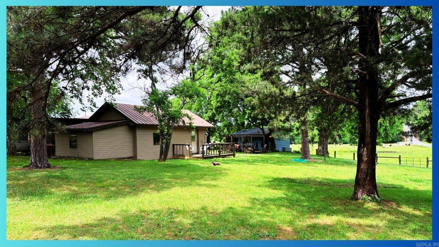 After you finish your breathtaking scenic drive through rolling hills you will arrive at the perfect spot! This home has a wonderfully functional floorplan!  Walk into an open kitchen/living space and continue on to your massive primary bedroom with humongous closet!  Here we also have a great little guest bedroom and 1.5 Baths. Exterior siding has been recently replaced (3 yrs ago).  This property also features a 12X20 Heated SHOP along with a 10X14 Lean-to. We're right on Polk 42 with great access to Ouachita National Forest ATV trails with this one!