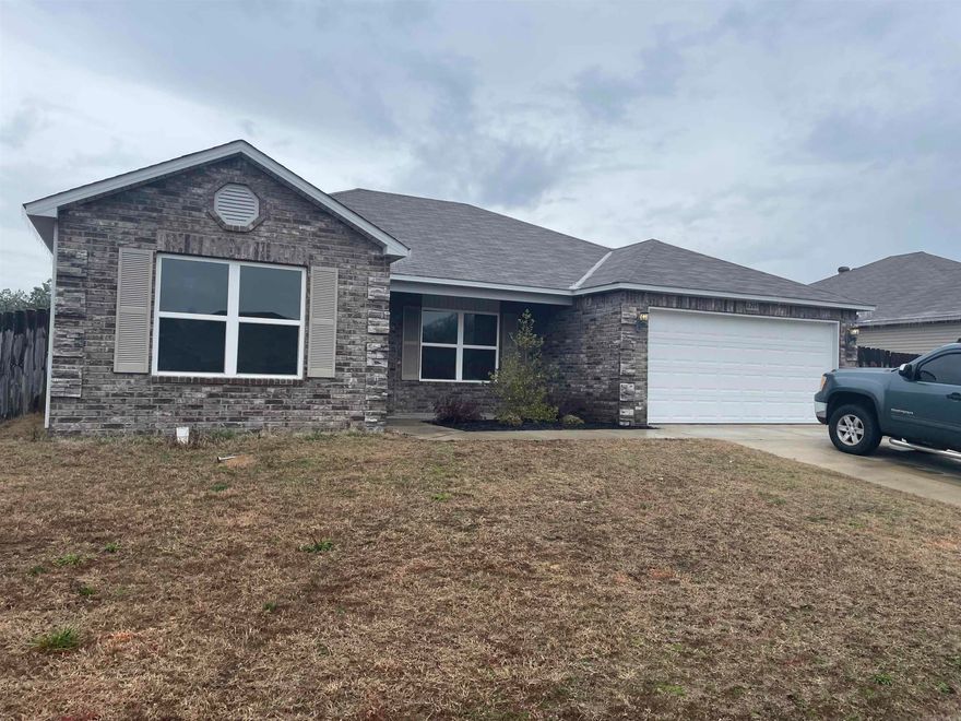 Open floor plan with raised ceilings in the living and main areas. All wet areas will have Luxury Vinyl Plan. Benjamin Grove subdivision directly across the street from Bethel Middle School.