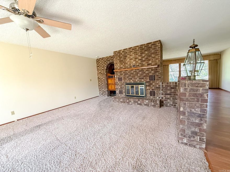 This spacious 3-bedroom, 3 ½-bath home, offering 3,586 square feet of living space, combines comfort, convenience, and versatility. The expansive living room, complete with a cozy gas fireplace, provides a perfect setting for family gatherings or quiet evenings at home. A formal dining room is ideal for hosting dinner parties, while a private office or sunroom offers a tranquil space for work or relaxation. The home also includes a 2-car garage and a full basement with an extra storage room, providing plenty of space for all your needs. Additionally, the basement is plumbed for a second kitchen, offering the potential for in-law quarters or a guest suite. Situated on a large, private lot, the property features a concrete back patio area, perfect for outdoor entertaining. With new heat and air units, this home ensures comfort throughout the year. Don’t miss out on the opportunity to make this stunning, well-appointed home yours!