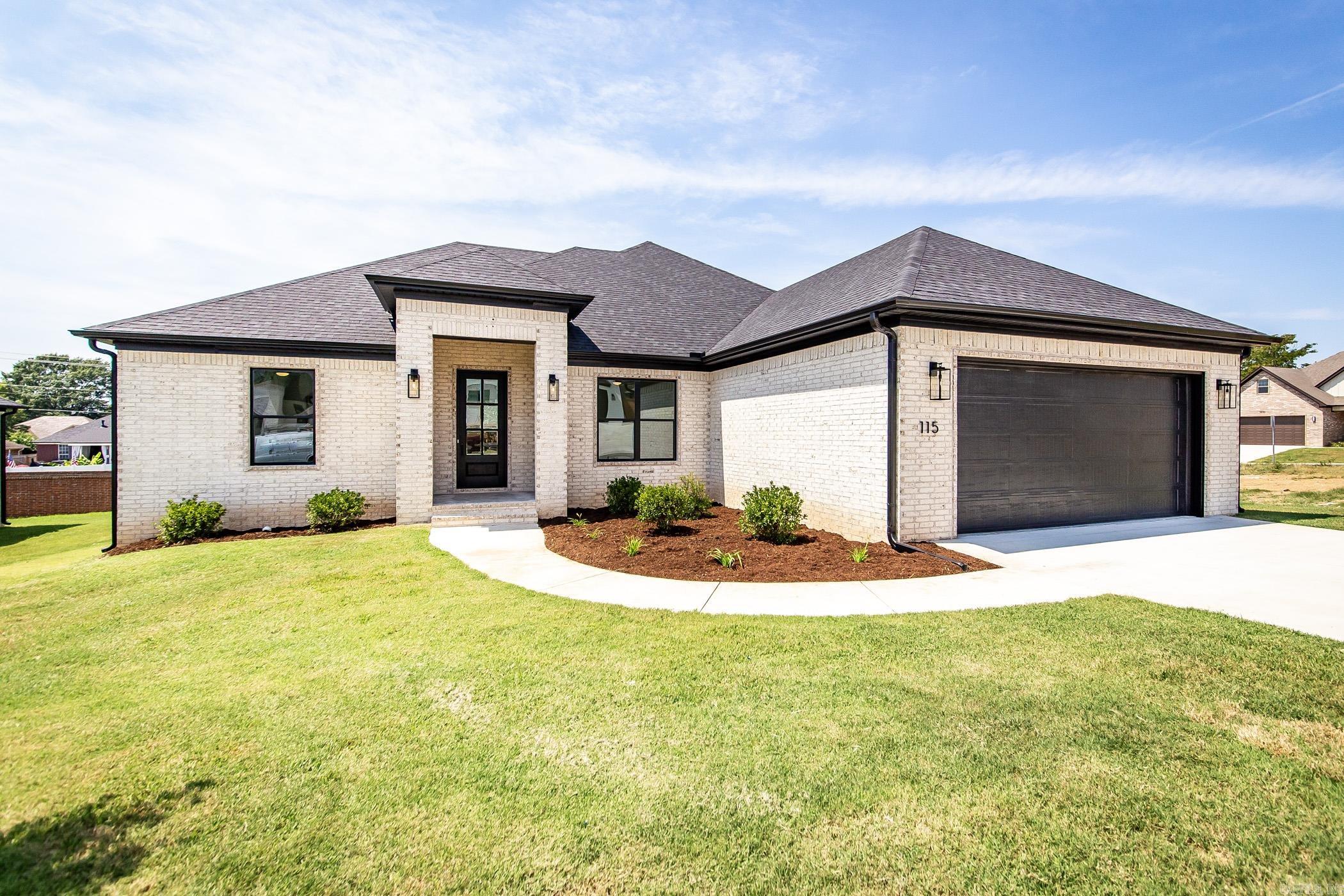 Come see this custom-designed New construction home with lots of upgrades. There are 3 bedrooms plus office along with 2 full bathrooms. Features include 10' ceilings in main areas, quartz countertops throughout, GE stainless appliances, custom-built cabinets, gas range, gas fireplace, gas tankless water heater along with a large covered patio. Schedule your showing today!