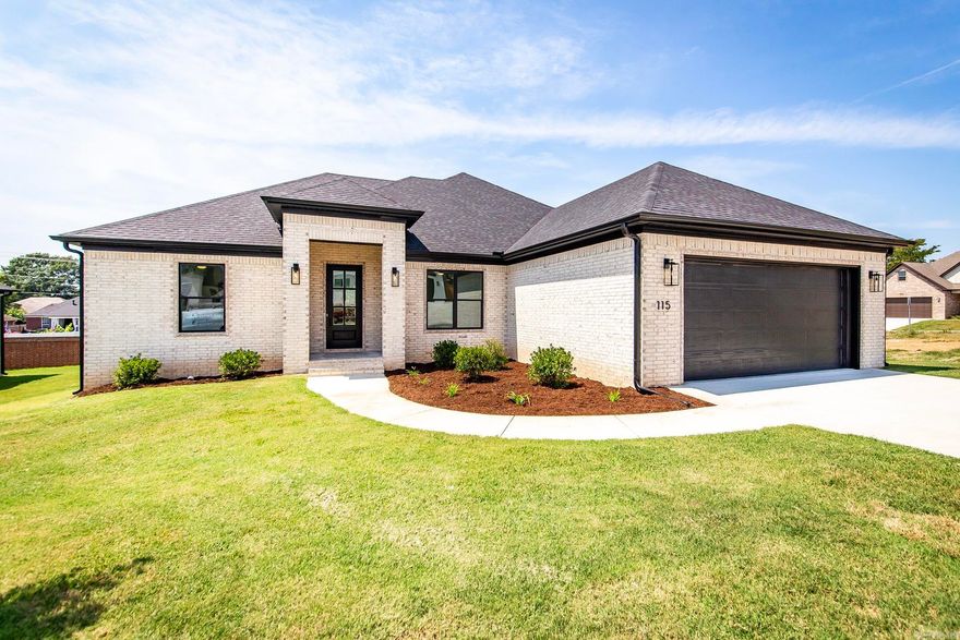 Come see this custom-designed New construction home with lots of upgrades. There are 3 bedrooms plus office along with 2 full bathrooms. Features include 10' ceilings in main areas, quartz countertops throughout, GE stainless appliances, custom-built cabinets, gas range, gas fireplace, gas tankless water heater along with a large covered patio. Schedule your showing today!