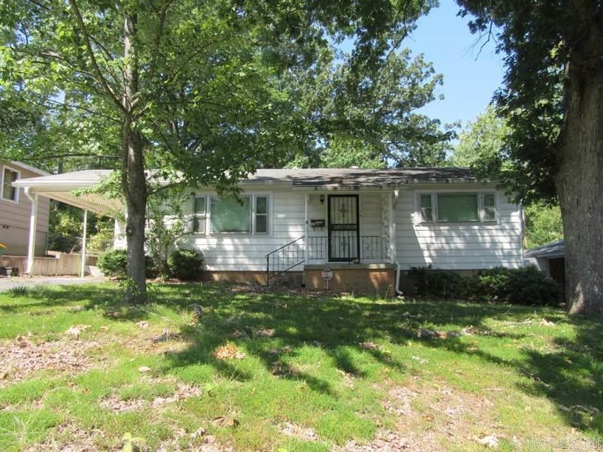 Great investment property close to UALR. Spacious, fully fenced backyard. Brand new generator October 2014. Home being sold as-is.
