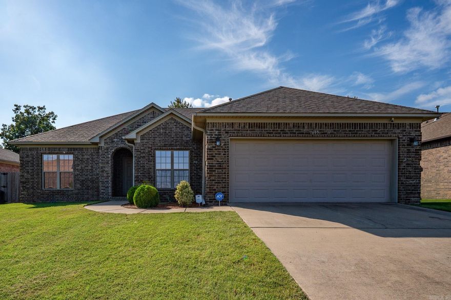 Move-in ready home in Southwest Conway! Located in the desirable Spring Valley subdivision, this newer all-brick home offers both comfort and convenience. Inside, you’ll find a spacious layout featuring brand new carpet in the bedrooms, a gas fireplace, a new stove, and a new water heater. The kitchen shines with beautiful granite countertops, stained cabinets and stainless appliances. Enjoy the spacious fenced-in backyard—perfect for relaxing or entertaining. Conveniently located near shopping, schools, and restaurants, this home is ready for its next owner!