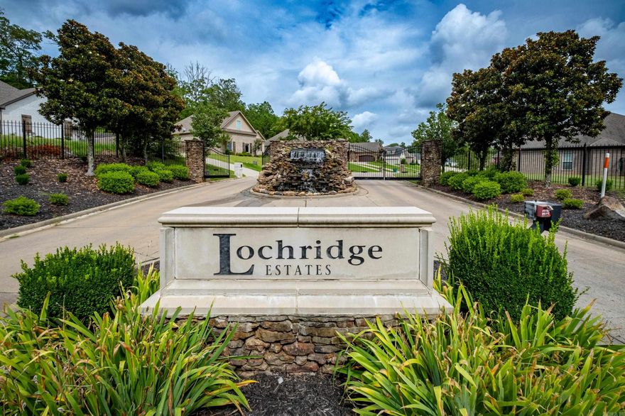 Over a third of an acre cleared lot in the Lochridge Estates gated community with private lake.  Lot faces NE which will provide beautiful sunset views from the deck.  The lot has been clear and is ready to build.