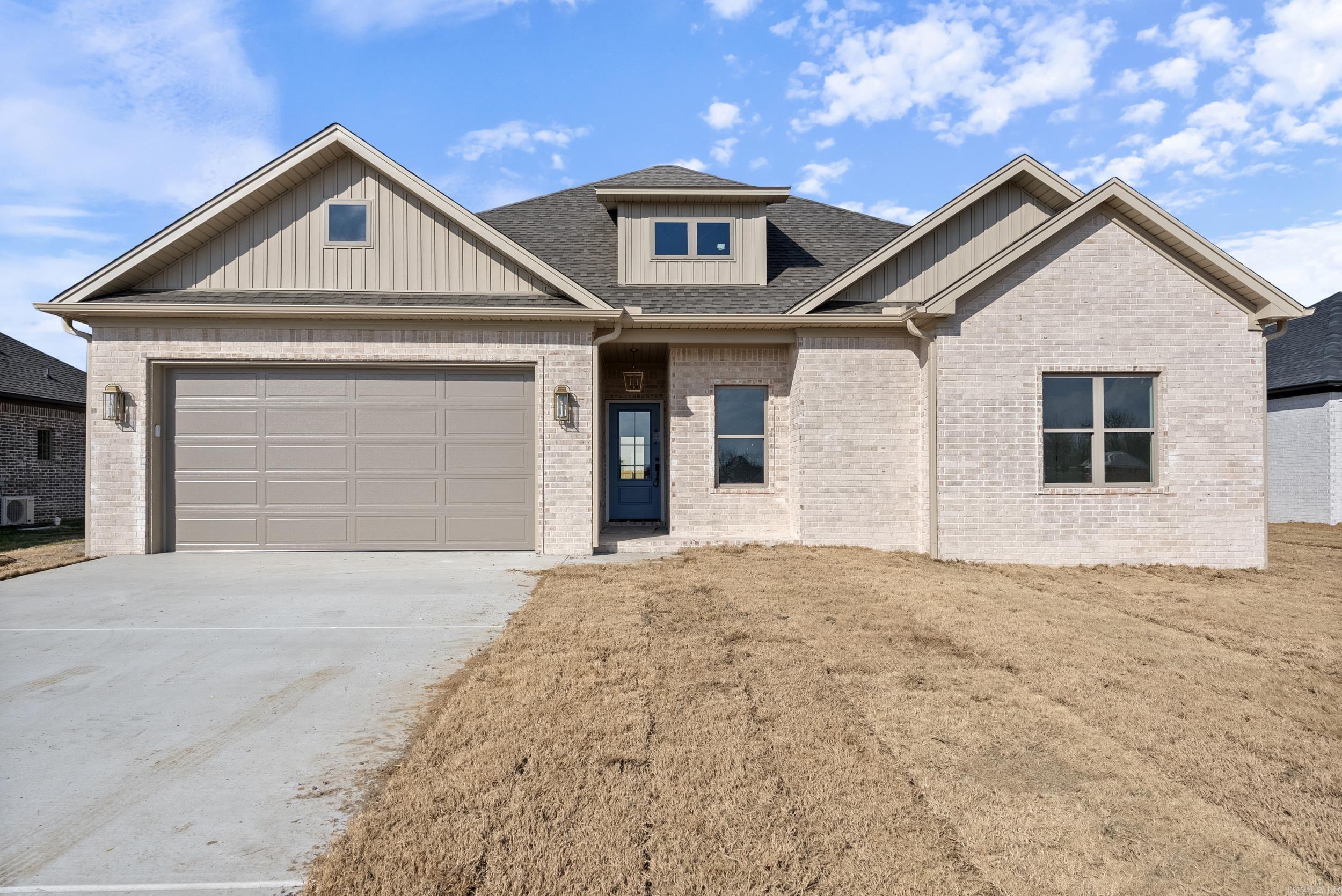 Beautiful brick home under construction in the new East Meadows Subdivision in Greenbrier! Enjoy the open floor plan including 4 bedrooms and 2 bathrooms. This home will feature custom cabinetry, granite counter tops, stainless steel appliances, tiled shower, and free standing soaking tub. As an added bonus, there is an extended patio off of the back porch.