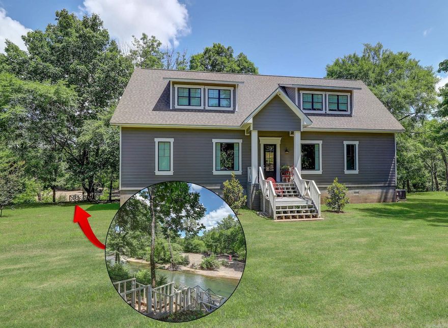 Life on the Caddo River feels different here. Tucked into a private waterfront setting, this custom-built retreat was designed for gathering, relaxing, and making the most of weekends away. Completed in 2021, the home offers 4 bedrooms, 4 full baths, 1 half bath, and approximately 3,030 square feet on 1.52 acres, with inviting indoor and outdoor spaces that make it easy to host family and friends. A screened porch, outdoor kitchen, and open living areas create the kind of atmosphere buyers are searching for in a true river property, while the private concrete stairway with handrail provides direct access down to the water. With no HOA and no known restrictions, the property offers flexibility for second-home use, weekend escapes, full-time living, or future ownership options. Utilities include well water, septic system, propane, Entergy electric, and Windstream internet. For buyers looking for a newer, more substantial river retreat with real access, privacy, and room to enjoy it, 1040 Vaughn Rd. stands apart.