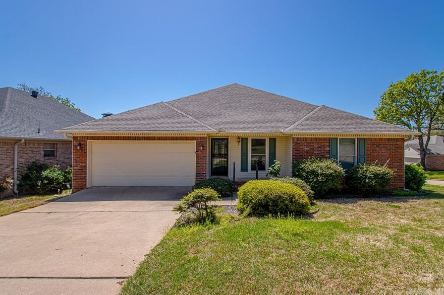 These wonderful patio homes don't come available often!  This home sits on a nice large corner lot.  The home is a one level with a split floor plan.  The living room is large with a vaulted ceiling.  There is a breakfast area in the kitchen and also a formal dining room.  The bedroom floors are all new.  New ceiling fans installed in the living room and bedrooms.  There is a new garbage disposal and all new windows.  The solar panels will are great for energy efficiency and will be paid off at closing.  Agents please read remarks!