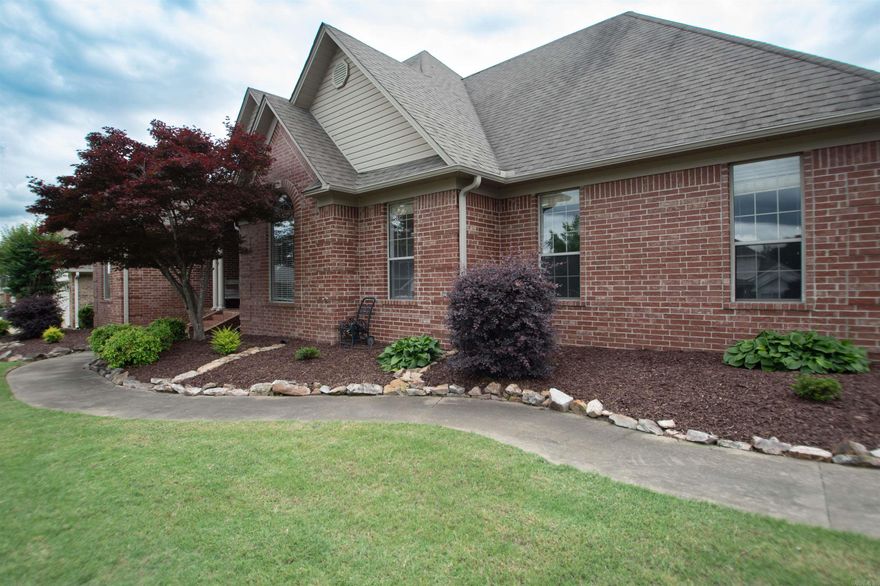 Move-in ready and immaculate, this beautifully remodeled 3-bedroom, 3-bath home offers exceptional comfort and modern style.  Nestled on a manicured corner lot in a peaceful, established neighborhood, this home combines quality craftsmanship with thoughtful upgrades throughout. Step inside to find fresh paint touchups and wood-look tile plank flooring that flows seamlessly through the main living areas.  The spacious living room features a vaulted ceiling and cozy gas log fireplace, creating the perfect space for relaxing or entertaining. The kitchen boasts leather-finish granite countertops and opens to the family room and breakfast area, ideal for casual gatherings.  A formal dining room-currently used as an office- adds flexible space to fit your lifestyle. Don't miss this rare opportunity to own this thoughtfully updated home in one of Searcy's most desirable neighborhoods. Sun room has it's own HVAC unit.