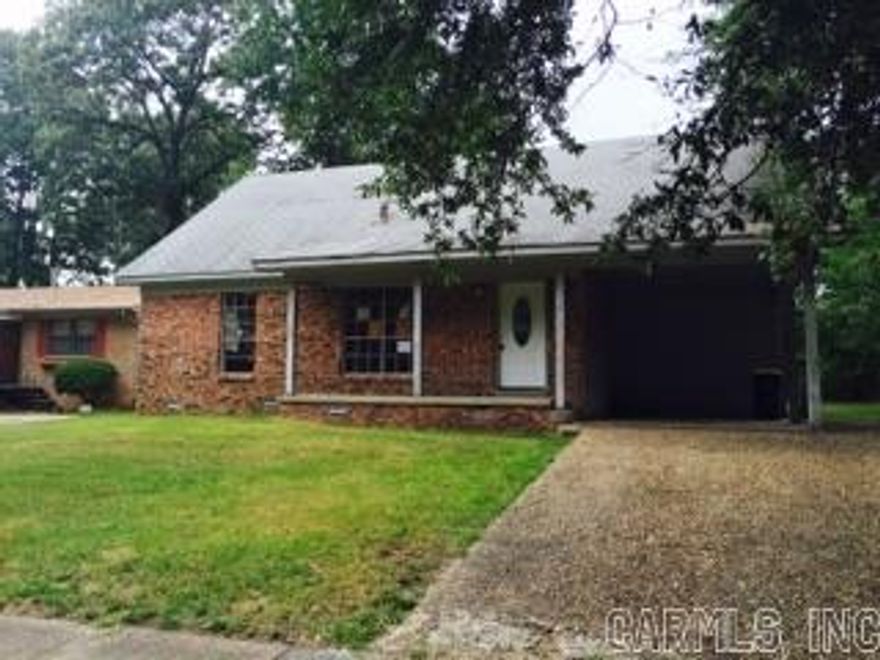 Property sold AS-IS, no disclosures or warranties available.  Proof of funds or pre-approval letter required with all offers.  Earnest money must be in the form of a cashiers check.  Don't miss out on this great investment opportunity! 4 bedroom 2 bath home with large kitchen/dining combo, living room, fenced back yard.  Agents see confidential remarks for showing instructions and additional information.