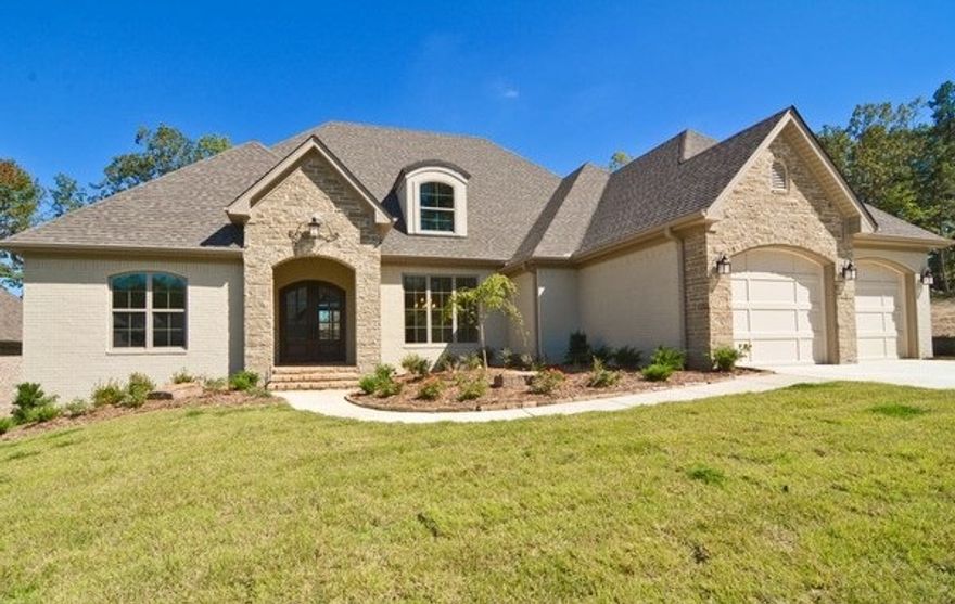 Gorgeous, well appointed home by Byron Holmes Construction in Chenal's new neighborhood, Miramar Place. The open floor plan offers 3 bedrooms, 3 baths, a large bonus room perfect for a den, in-laws quarters, play room or 4th bedroom.  There is also the opportunity to have an additional bonus room and 4th bath upstairs (see agent remarks).  Amazing quality, elegance, and attention to detail through out.   Thermadore commercial grade oven, spa master bath, & MORE!