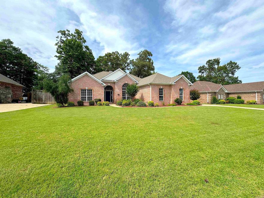 Home may show as contingent on some sites, however it is currently under an escape clause because of a contingent offer. Buyers still welcome to view and submit offers! This Westin Park beauty has a rare 4 bedroom layout, and each has plenty of space! The large lot really opens up in the back with a serene atmosphere for your family to enjoy. The home has a side garage with extra parking pad tucked in the large side yard behind the gated fence. The Westin Park neighborhood boasts a community pool, fitness track, ga-ga ball court, playground, and plenty of green space all close to this appealing residence. Gorgeous hardwood floors and new tile throughout the split floor plan, complete this desirable West Conway home.