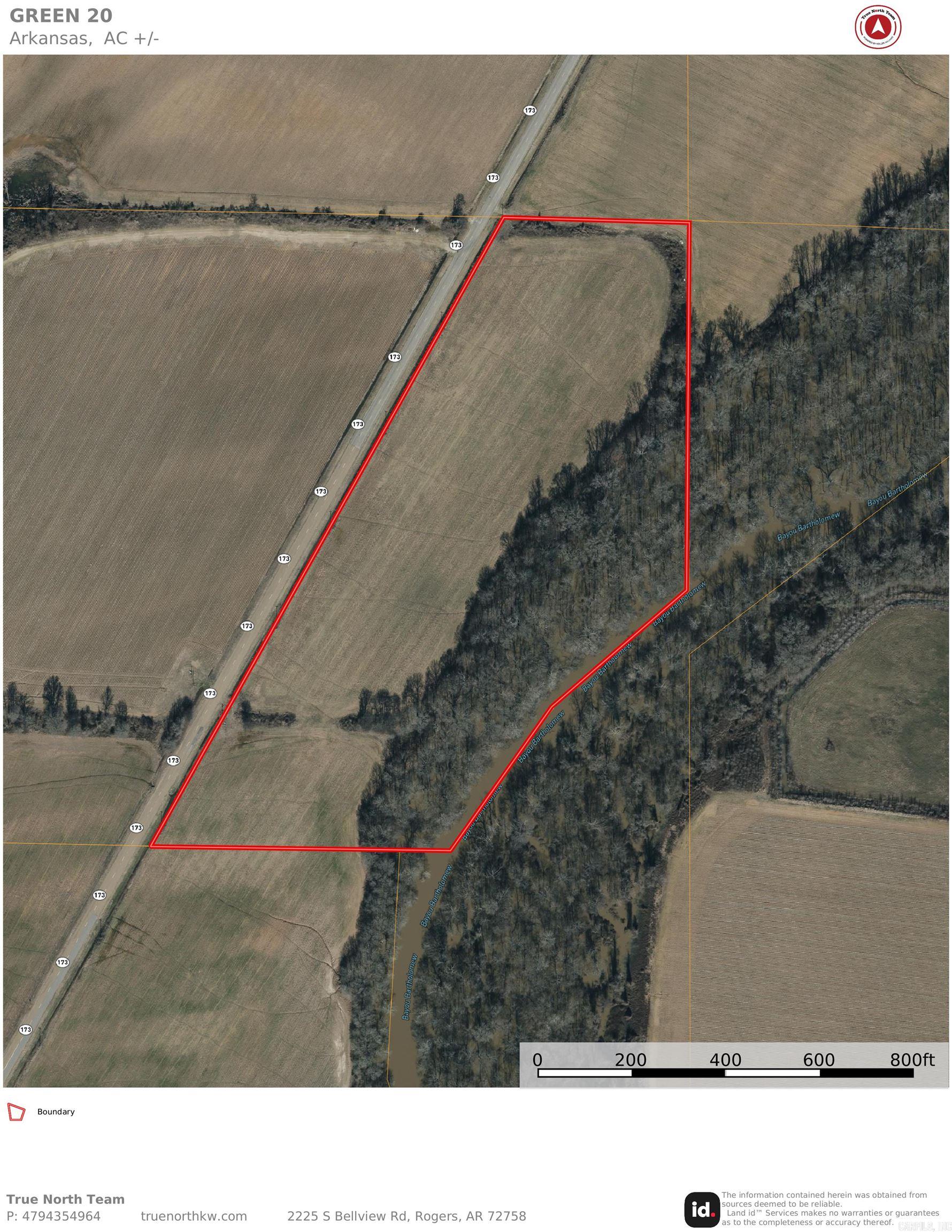 20-Acre Farm with Timber on Bayou Bartholomew, Tillable Ground & Beautiful Homesite Potential Discover the perfect blend of productivity and natural beauty on this 20-acre tract nestled along the banks of Bayou Bartholomew. Featuring approximately 12 acres of fertile tillable ground and 8 acres of mature oak and cypress timber, this property offers exceptional versatility for farming, recreation, or residential development. The soils consist of Rilla Silt Loam and Herbert Silt Loam, known for their rich agricultural value. This land has a proven crop history, having been previously planted in corn, soybeans, and cotton. With direct access to water from Bayou Bartholomew, supplemental irrigation is a possibility for maximizing crop yields or supporting a hobby farm operation. The timbered portion adds natural privacy and scenic charm, creating a tranquil setting ideal for a private homesite, weekend getaway, or mini farm. Wildlife is abundant in this area, and the bayou frontage adds to the appeal for those seeking a mix of agriculture, recreation, and rural lifestyle. Whether you're a farmer, investor, or someone dreaming of building in a peaceful country setting, this is it.