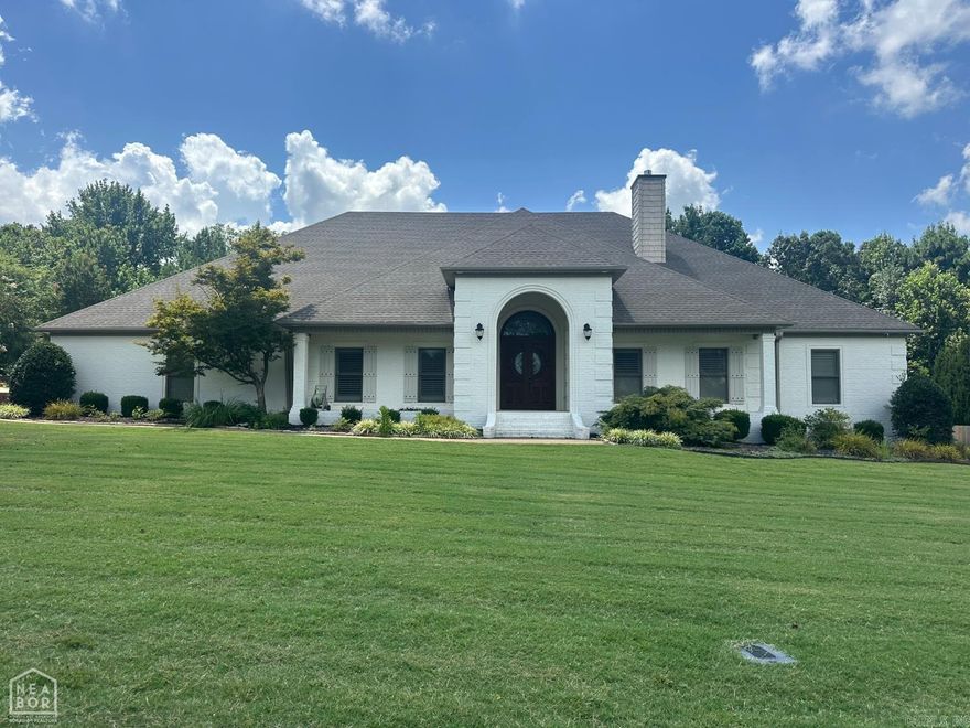 Nestled in a tranquil neighborhood, this stunning property is an epitome of modern elegance combined with functional luxury. With an expansive 6,113 sq ft , this meticulously maintained home offers space, comfort, and style for entertaining, family living, and everything in between. Freshly painted with a striking new exterior, this home welcomes you with a picturesque facade and a well-manicured lawn, enhanced by a sprinkler system and outdoor lighting that perfectly showcases the property at night. The heart of this home is undoubtedly the open-concept kitchen, seamlessly blending into the living and breakfast areas. Updated appliances are complemented by a 6-burner gas stove, an ice maker, and abundant cabinetry, making it a chef's dream. A spacious walk-in pantry ensures all your culinary essentials are at your fingertips, while a stylish bar area is perfect for entertaining guests.This property boasts an ideal split floor plan with a second living area and three generously-sized bedrooms, including a separate office or nursery with a full bath providing ample space for both relaxation and productivity.