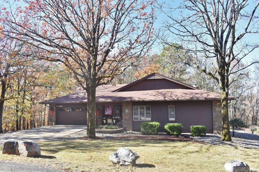 Tranquility, Comfort and Total Privacy.  This well maintained one-level home with a desirable floor plan has been used as seller's vacation home for years to relax and enjoy nature.  It is spacious and features 3 Bedrooms, 2 full baths, large living room with a gas-log fireplace, bright sun room and an efficient kitchen with a breakfast nook. New roof in 2020 It is priced ideally to leave room for you to add your personal touch and decors to make it your home-sweet-home.