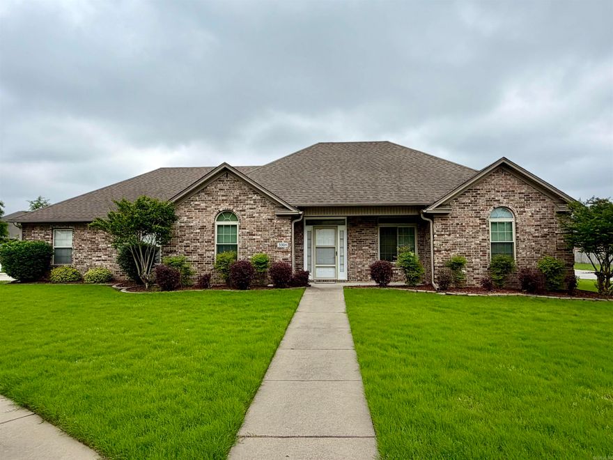 You know that feeling when a house just feels like home the moment you pull up? This is it. Located in one of Bryant’s most sought-after neighborhoods, this 3 bed, 2 bath brick home sits on a spacious corner lot with a side-entry garage and easy interstate access.  The standout feature is the added sunroom with custom shades just off the back patio—perfect for morning coffee, relaxing evenings, or hosting friends. It’s the kind of extra space buyers are always hoping to find.  Inside, the home feels fresh and move-in ready with full interior paint completed in May 2026, including walls, ceilings, trim, garage, and cabinets—now clean, refreshed and modern. The kitchen offers custom pull-out drawers, with an added bonus: refrigerator, washer, and dryer all convey.  Enjoy a cozy living area with gas fireplace and starter logs. Major updates include triple pane windows (2018) with lifetime warranty, HVAC (8 yrs, gas heat/electric air), and new hot water heater May 2026.  Homes like this-move in ready, well cared for, and in a prime location-don't last long. Come see what makes this one feel like home before it's gone.