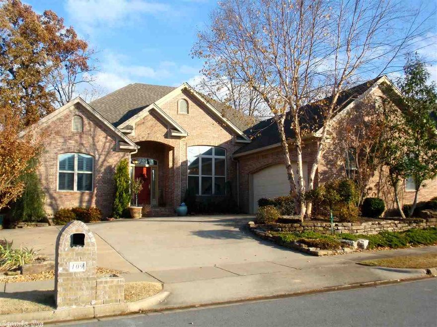 All Brick 2007 Custom built in Madison Valley West Little Rock. Well lit Opn/split flr pln apx 2640sq' 4/2.5/2-Car Garge. 9',10',12' Ceilings. Opn Great rm/Dining. Gas log FP w/built-ins. Stainless app. LG Frig/W&D/Surround Sound sys conveys. Gas cook top/3cm Granite. Breakfast area/Great rm look out to beautifully landscaped fenced yard w/Water Feature/Stone Patio & Irrigation sys. LG Mstr Ste w/double closets, sep shower/jetted tub/his&hers sinks. X storage in garage. UV Hepa HVAC. Hm Warranty included.