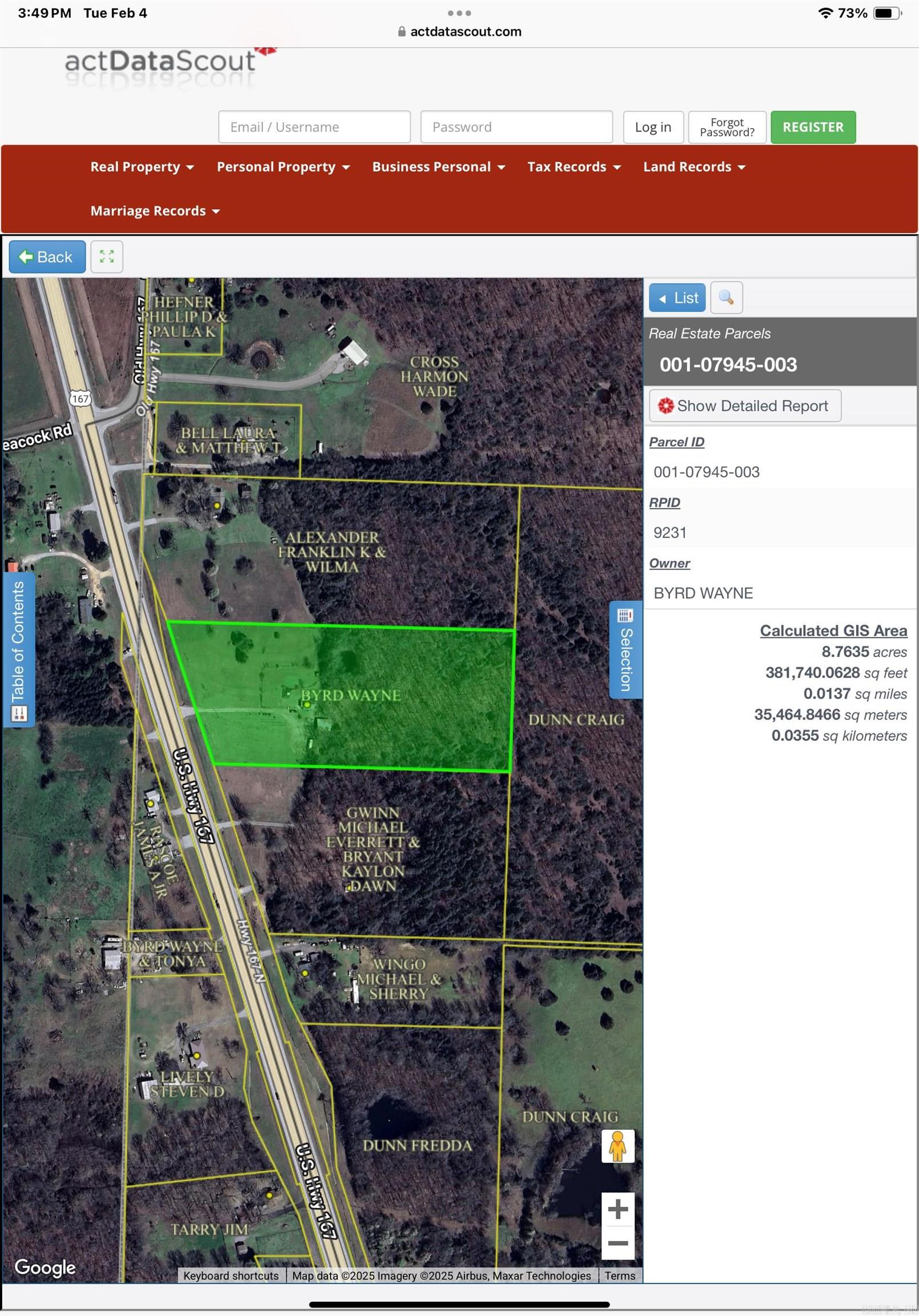 Metes & Bounds - Residential