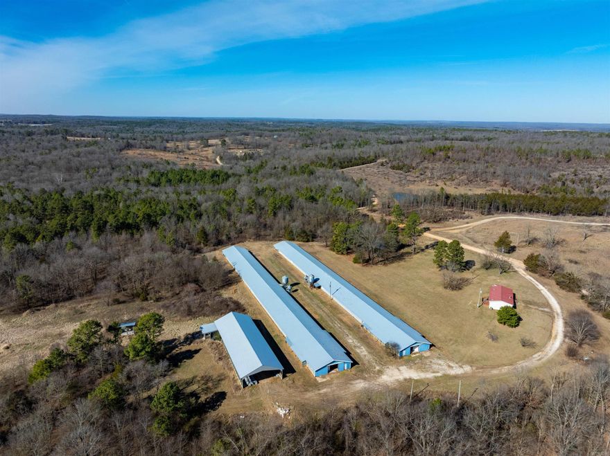 Discover the potential at 523 E Red Barn Road in Cave City, Arkansas, offering approximately 50 acres of rural land well-suited for a variety of uses. This property features two older chicken houses that are no longer in production, making it an excellent candidate for repurposing, storage, or removal depending on your vision.   The land provides a great mix of open and usable acreage, ideal for a hobby farm, hunting property, recreational retreat, or future homesite. With plenty of room to roam, this tract offers privacy, space for livestock, food plots, trails, or simply enjoying the outdoors.  A mobile home is located on the property and will require repairs, making this listing best suited for buyers who are focused on the land value and potential rather than move-in-ready housing. There is an old mobile home site on the property, as well.   Whether you’re looking to build, hunt, farm on a small scale, or invest in rural acreage, this Sharp County property offers the space and flexibility to make it your own. This property will not go secondary financing.