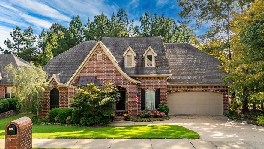 Welcome to Woodlands Edge, one of West Little Rock’s most sought-after neighborhoods—known for its scenic greenbelts and community spirit. This two-story, all-brick New American–style home features 5 spacious bedrooms, 3.5 bathrooms, and a large bonus room—perfect for a playroom, media space, or home gym.  The main level offers the primary suite plus 3 bedrooms for convenient main floor access, an inviting breakfast nook and a formal dining room ideal for family gatherings and entertaining.  The upstairs hosts one private bedroom, a full bathroom and the large bonus room with the spacious walk in attic. Need extra storage ?  This home also offers      •    Walk-in crawl space for added functionality     •    A 176 sq. ft. heated and cooled shop off the garage (not included in total square footage)—perfect for hobbies, tools, or a home office Out back, enjoy the serene greenbelt views with walking trails just steps from your yard—your own peaceful retreat right in the city. As part of the Woodlands Edge HOA, you’ll also enjoy access to a community pool, playground, and miles of nature trails, all maintained to perfection. Come see today! Agents see remarks
