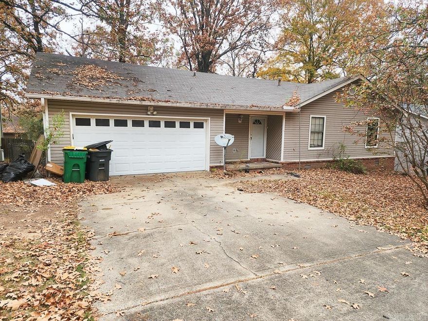 Investor Opportunity in Deerewood Subdivision! This 3-bedroom, 2-bath, 1320 sqft home sits on a spacious 8640 sqft lot, ideal for a savvy investor looking to maximize value. The property features vaulted ceilings in the living room, a large deck, and a vast fenced backyard. While the home needs updates, it offers tremendous potential to be transformed into a gem.  Located just outside the busiest parts of the county, this home provides a quieter residential feel yet remains minutes from local amenities and a short drive to the Little Rock Air Force Base. Priced to reflect the work needed, this property is a prime value-add opportunity with the right renovations. Ideal for flipping or as an addition to a rental portfolio, it offers strong appeal for investors ready to unlock its hidden potential.  All offers are subject to probate court approval.