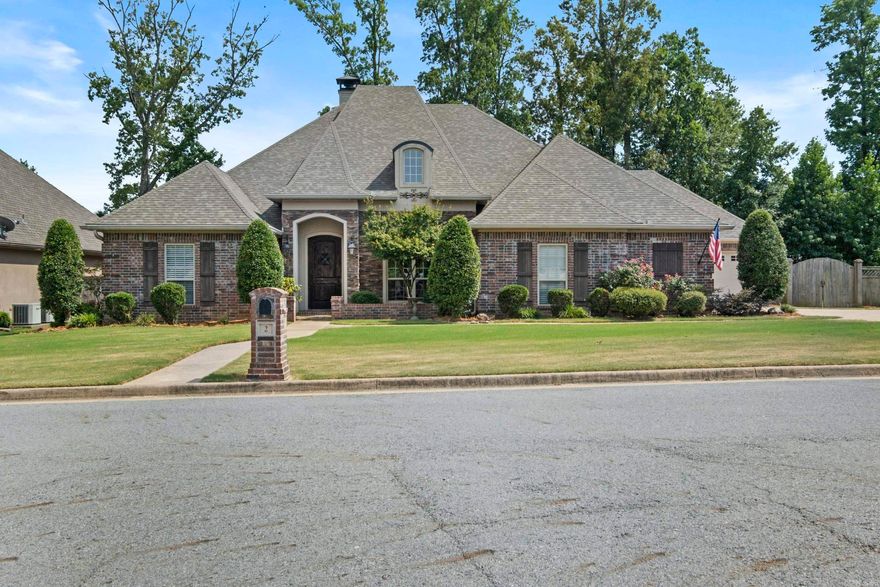 BRAND NEW HVAC! This beautifully maintained 3,200 SqFt home w/ 3-car garage is located in Maumelle’s Cypress Valley Estates addition. It offers both comfort and versatility to accommodate daily living while entertaining family & friends! It features 4 bedrooms, and 3 complete bathrooms.  The master bath has a jacuzzi style tub & walk-in shower. Enjoy the charm and warmth of 3 fireplaces, including 1 in a spacious bonus room just off of the kitchen. Bonus room would be ideal for a home gym, office or flex space.  Step outside to your own private retreat with an amazing outdoor living area, complete with a fireplace, in-ground salt-water pool, and built in spa that were updated this year to include a new pool liner and new water heater. Patio includes a natural gas hook up to make grilling a breeze. A patio wash-out station makes backyard clean up simple. A HOA maintained green space behind the house provides beauty and privacy. New roof added in the Fall 2024, and home features an electronic security system, and a sprinkled front lawn. Some downspouts are plumbed so water runoff empties into greenspace.