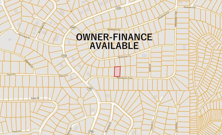 Owner-finance available on this great development tract! Ready to be cleared for your new home or rental. Some public utilities available close to the site. Owner/Agent. Finance terms - 0% interest, $50 finance fee, 5 payments of $200 and closing costs included. Multiple lots available close to this one. Parcel ID#  300-00259-000