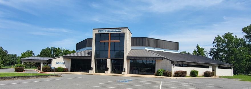Beautiful 19,671 +/-  sf building on 5.01+/- acres near LR River Port.  Visible from 440, this spacious, elegant building has sanctuary for 300+ classrooms, commercial kitchen,  fellowship hall, offices, pastor's study, and a 6,112+/- square foot activity center/educational facility to be finished out by the new owner. Paved parking w 150 spaces, and green space for additional construction.  New roof and extensive interior remodel in 2023! Building is leased to a tenant on a 5-year term, making this an excellent investment opportunity!  See brochure in docs. Selling as-is. Agents see remarks.