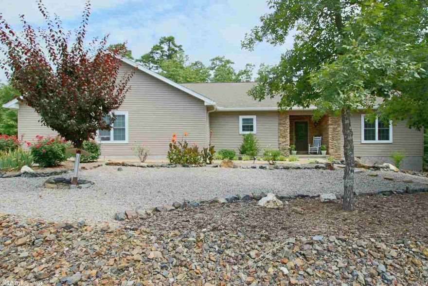 Every retiree's dream home: 2004 SF, on one level, with 3 car garage and workshop attached. Open floor plan has kitchen/dining/living area together.  Built in 2005, this home is in pristine condition.  Large master suite has two vanities, whirlpool, and walk-in closets. This home comes with Leaf Guard gutters and a sprinkler system for the flower beds.  Wired/ready for generator back up. Near Glazypeau gate.