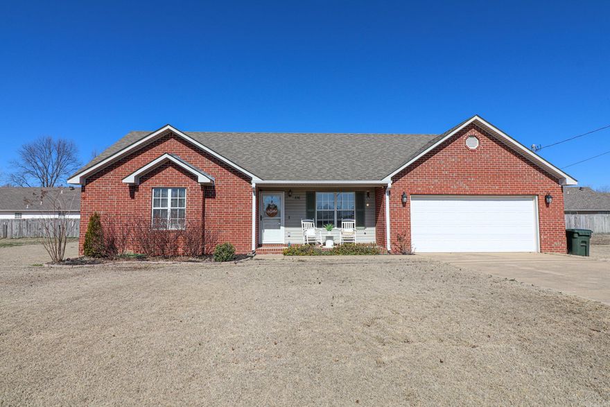 Introducing 336 Linda Drive, a beautiful home nestled in the heart of Bono within the esteemed LenFord Village neighborhood. Upon entry, be greeted by the spacious living room adorned with vaulted ceilings, creating an airy and inviting atmosphere. The master suite is a retreat, featuring trayed ceilings and a spacious walk-in closet for your wardrobe needs. The laundry room exceeds expectations with its generous size, providing ample storage space for your convenience. Step outside to discover a fully fenced backyard, offering privacy and serenity, complete with a pergola adorning the back patio. Imagine leisurely evenings spent in this tranquil outdoor oasis. Located within the Westside school district, this home also qualifies for a 0% down USDA loan, making it an enticing opportunity for homebuyers seeking affordability and quality education for their family. Don't miss the chance to make this exceptional residence your own. Contact us today to schedule your private tour and experience the allure of LenFord Village living.