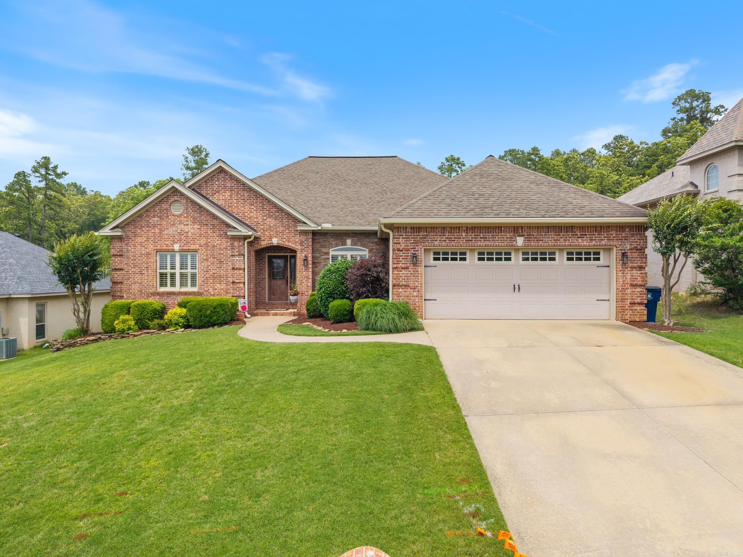 Discover your dream home nestled in the heart of Maumelle. This stunning 4 bedroom two bath residence features a thoughtful split bedroom plan offering both privacy and convenience for the whole family. Key features include a new HVAC system (April 2025), plantation shutters, beautiful wood floors in living areas & hallways and a chef's kitchen to inspire your culinary adventures complete w/stainless steel appliances and a modern gas stove. Exterior upgrades include a sprinkler system (front and back), a patio and deck for morning coffee while letting the kids play. A family friendly neighborhood...for sure! Make your appointment today as this home won't last long!