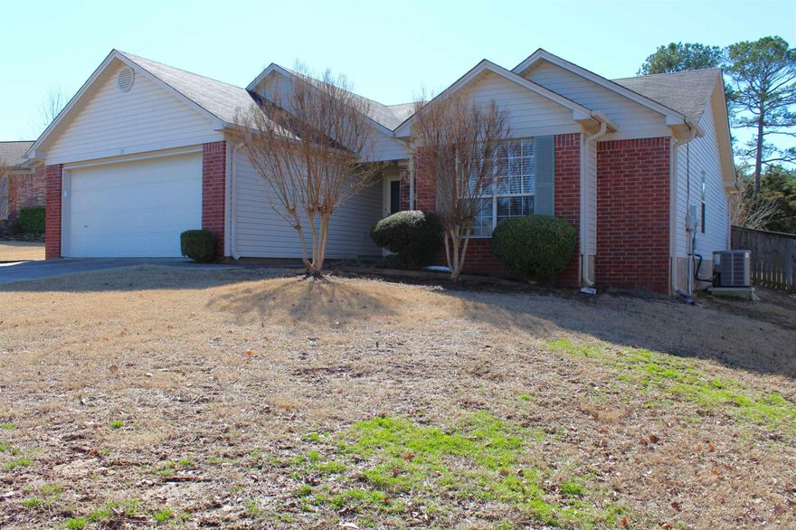 Beautifully upgraded house in a highly sought after neighborhood! Granite counters and backsplash in the kitchen, updated tile in the bathrooms, fireplace Hearth done beautifully in tile, laminate flooring in the living areas and one bedroom.  One of the largest lots in the neighborhood. Large covered patio on the back for those fun cookouts. Upgrade list, New Hot water tank 2023, Heat and Air 2016, Covered Patio 2013, Bathroom and fireplace renovations 2018, Granite 2015, Whole house painted grey and popcorn ceilings scraped 2016, NEW ARCHITECTURAL ROOF BEING INSTALLED ON 2/19/24. HURRY HURRY HURRY this place sells fast!