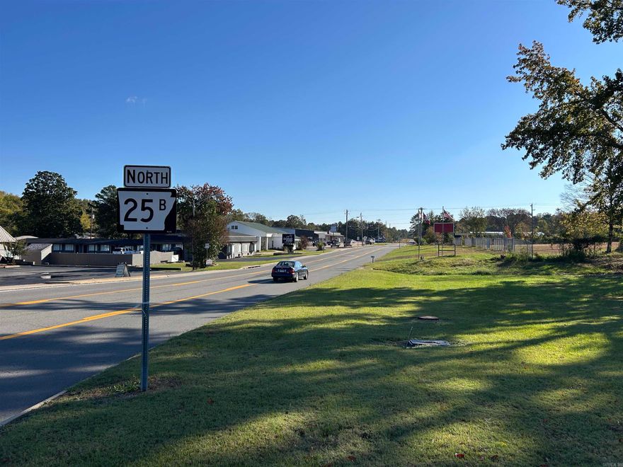 Prime 1-Acre Commercial Corner Lot in Heber Springs, Arkansas. Discover an exceptional opportunity to own a full 1-acre corner lot in the heart of Heber Springs, Arkansas. Situated on a high-traffic corridor along Highway 25B North, this property has an impressive Annual Average Daily Traffic (AADT) ensuring unparalleled exposure for your business venture. As a true corner lot, it offers four-way access and maximum frontage, making it ideal for high-visibility developments such as retail storefronts, quick-service eateries, or professional offices. Located just minutes from Greers Ferry Lake, this prime parcel benefits from the area’s booming tourism and local commerce. Imagine your enterprise drawing in lake enthusiasts, weekend boaters, and year-round residents eager for convenient amenities. The lot’s elevated positioning enhances its standout presence, with unobstructed sightlines that capture passing motorists from multiple directions. Zoned C-2 (Highway Commercial) this property has all utilities and is ready to be cleared. Don't miss your chance to own this idyllic property-call your local agent today!
