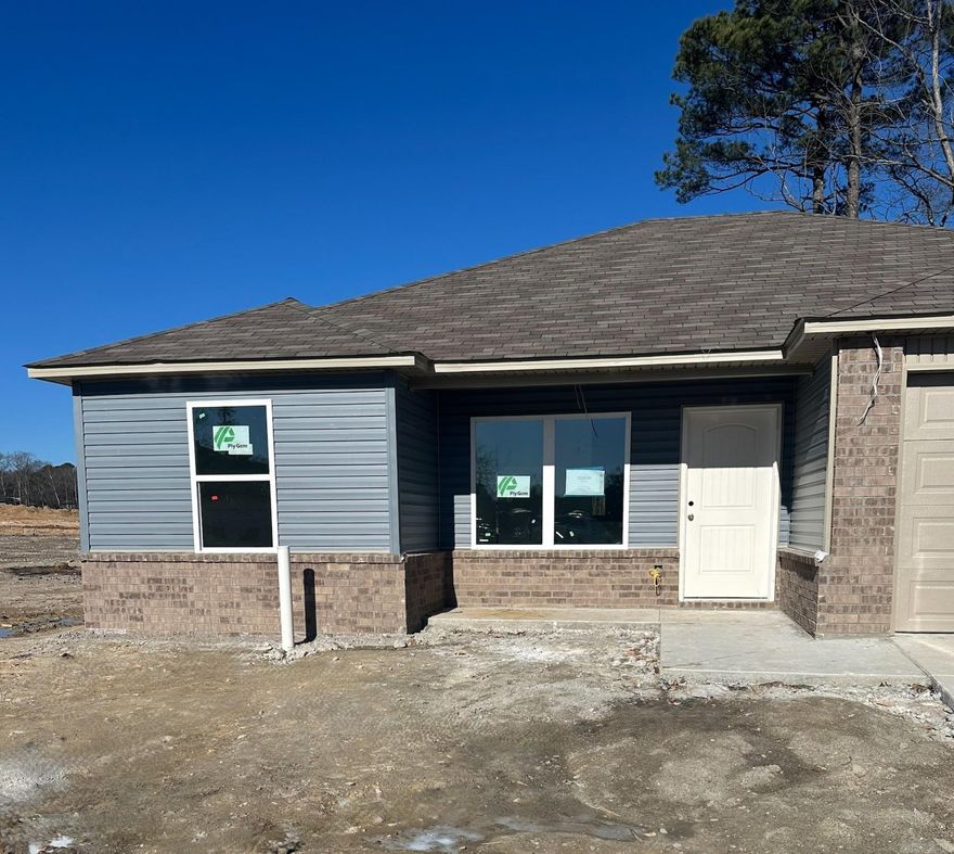 Discover the captivating Franklin plan, renowned for its charming covered front porch and meticulously landscaped front yard that enhance its curb appeal. This home boasts an open floor plan with 3 bedrooms and 2 bathrooms, providing a spacious and inviting living environment. The expansive family room serves as a central gathering space, perfect for relaxation and entertaining guests. The kitchen is a highlight, featuring a beautiful design and equipped with energy-efficient appliances, ample counter space, and a spacious pantry—ideal for preparing and enjoying delicious family meals and snacks. Explore more about the Franklin plan today and envision how it could elevate your living experience!   **SEE SHOWING REMARKS & AGENT REMARKS FOR IMPORTANT INFORMATION**